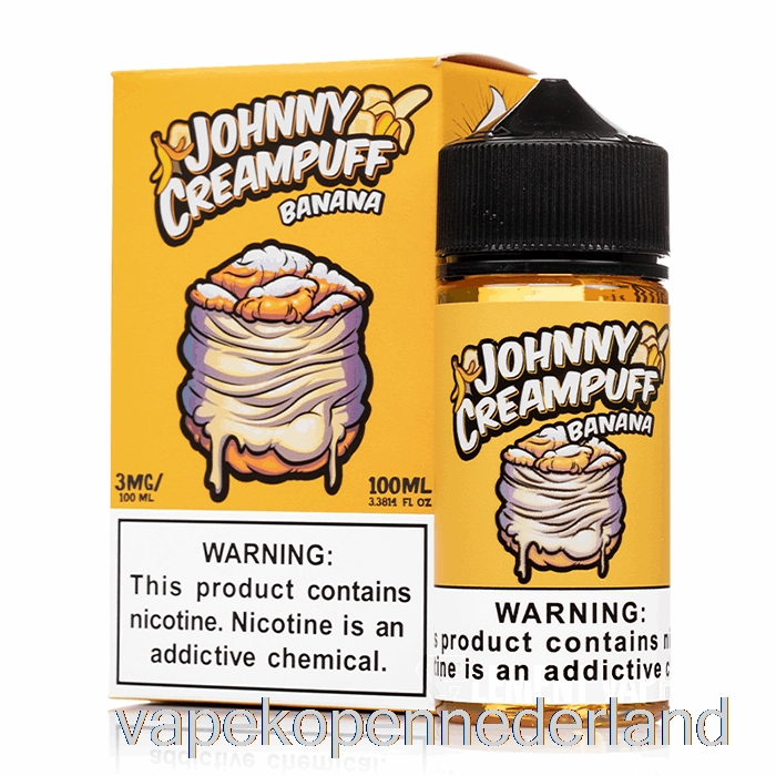 Elektronische Sigaret Vape Banaan - Johnny Creampuff - 100ml 0mg